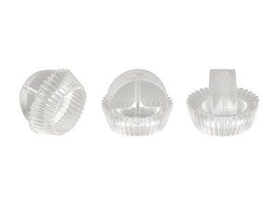 Plastic Ear Backs Pack of 100