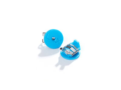 Lox Blue Secure Earring Scrolls    Pack of 4 - Standard Image - 3