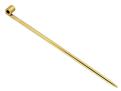 Gilt Metal Brooch Pins 2          Pack of 10