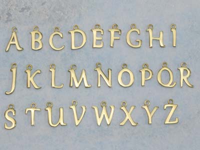 9ct Yellow Gold Letter B Initial   Charm - Standard Image - 4