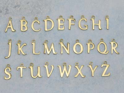 9ct Yellow Gold Letter G Initial   Charm - Standard Image - 4