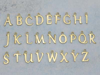 9ct Yellow Gold Letter I Initial   Charm - Standard Image - 4