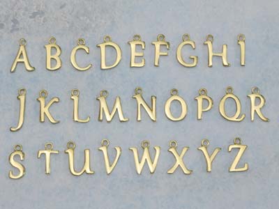 9ct Yellow Gold Letter M Initial   Charm - Standard Image - 4