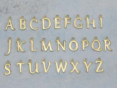 9ct Yellow Gold Letter T Initial   Charm - Standard Image - 4