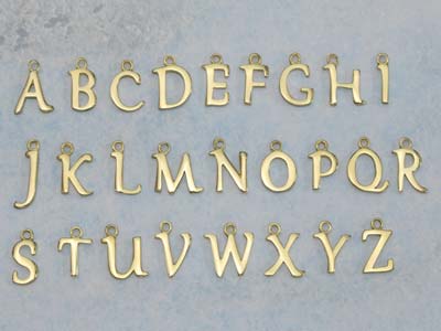 9ct Yellow Gold Letter X Initial   Charm - Standard Image - 4