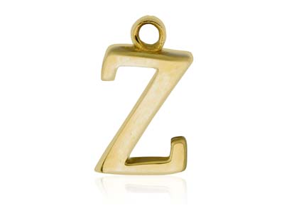9ct Yellow Gold Letter Z Initial   Charm - Standard Image - 1