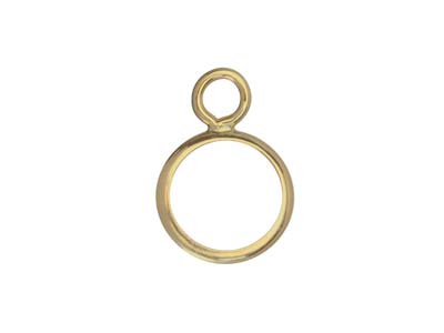 9ct Yellow Gold 5mm Round Bezel Cup - Standard Image - 3
