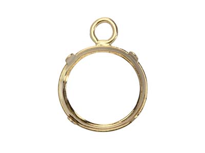 9ct-Yellow-Gold-7mm-Round-Bezel-Cup