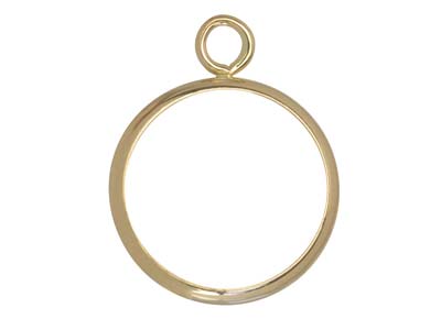9ct Yellow Gold 9mm Round Bezel Cup - Standard Image - 3
