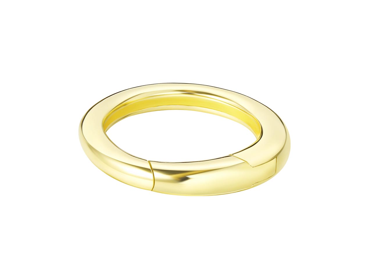 9ct Yellow Gold Round Spring Gate Jewellery finding Connector Clasp 12mm /16mm