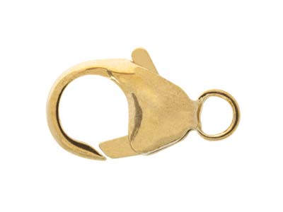 9ct Yellow Gold Oval Trigger Clasp 13mm