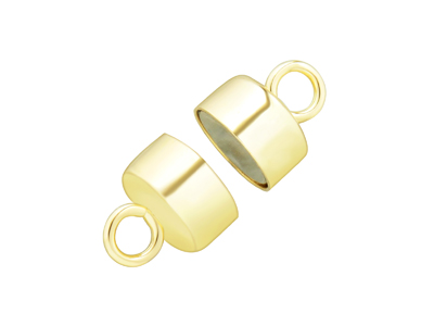 9ct Yellow Gold Magnetic Clasp     Round 4.5mm