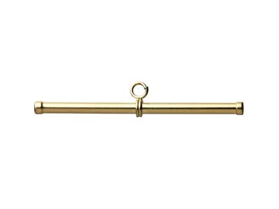 9ct Yellow Gold T-bar 33mm X 1.8mm