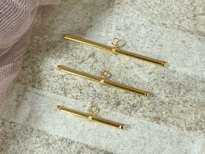 9ct Yellow Gold T-bar 33mm X 1.8mm - Standard Image - 4