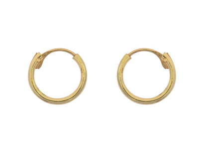 9ct-Yellow-Gold-Creole-Sleeper-----Su...