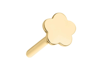9ct-Yellow-Gold-Plain-Flower-LabretTu...
