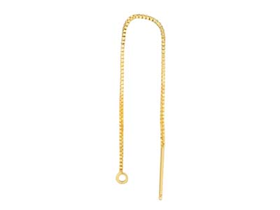 Box chain deals earrings