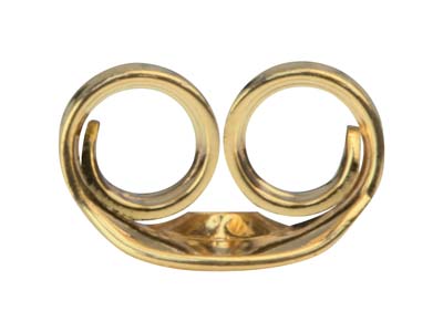 9ct Yellow Gold Scroll Small - Standard Image - 4