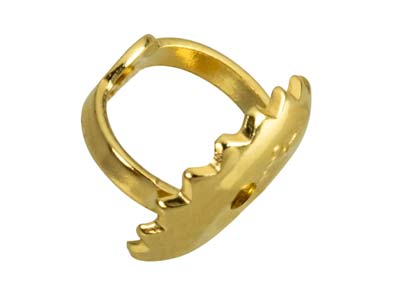 9ct Yellow Gold Medium Threaded    Scroll, 100% Recycled Gold - Standard Image - 1