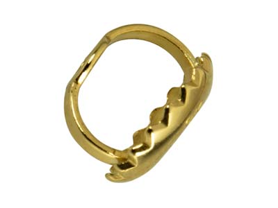9ct Yellow Gold Medium Threaded    Scroll, 100% Recycled Gold - Standard Image - 3