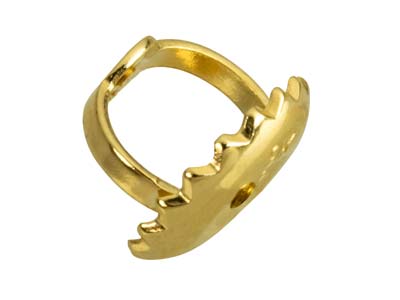 9ct Yellow Gold Heavy Threaded     Scroll, 100% Recycled Gold - Standard Image - 1