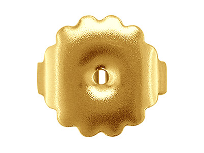 9ct Yellow Gold Scroll Extra Large With Fluted Edge - Standard Image - 3