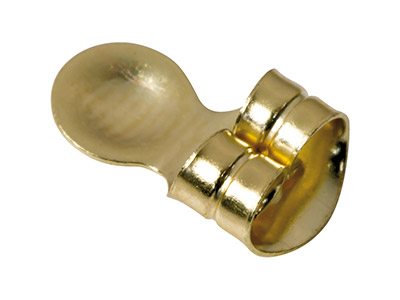9ct Yellow Gold Extra Support      Scroll 7mm Pack of 2 - Standard Image - 1