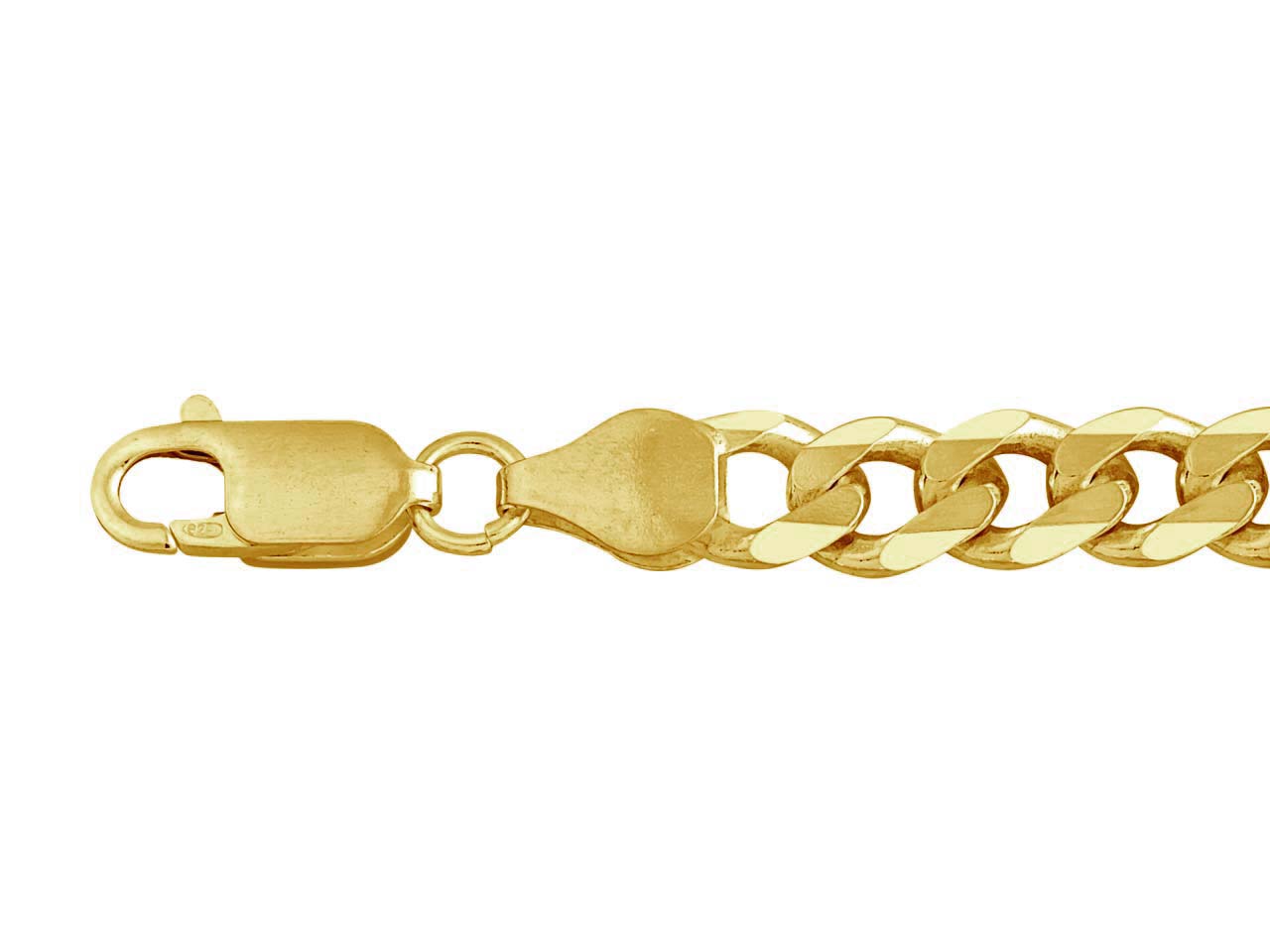 9ct Yellow Gold Chain Ends 6mm Round