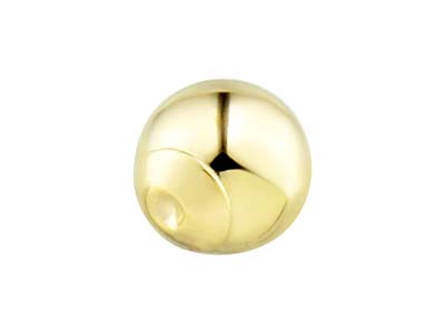 9ct Yellow Gold 1 Hole Ball With   Cup 3mm