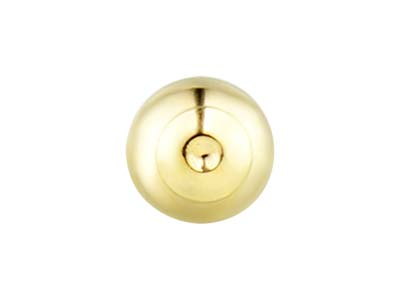 9ct Yellow Gold 1 Hole Ball With   Cup 3mm - Standard Image - 2