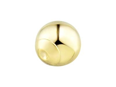 9ct Yellow Gold 1 Hole Ball With   Cup 4mm