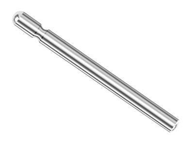 9ct White Gold Ear Pin 9.5mm X      0.8mm Pack of 6, 100% Recycled Gold - Standard Image - 1