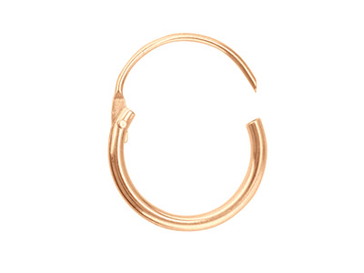 9ct Red Gold Sleeper Superlight    11mm Hoop, 100% Recycled Gold - Standard Image - 2