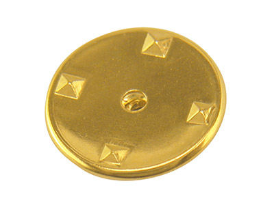 14ct Yellow Gold Stud Backs No Pin - Standard Image - 2