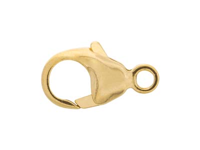 18ct Yellow Gold Heavy Oval Trigger Clasp 11mm
