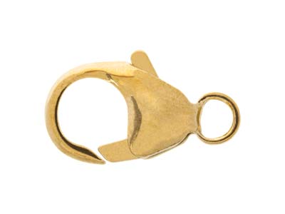 18ct Yellow Gold Heavy Oval Trigger Clasp 13mm