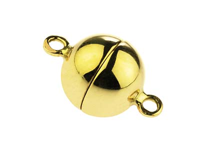 18ct Yellow Gold Magnetic Ball     Clasp 10mm - Standard Image - 1