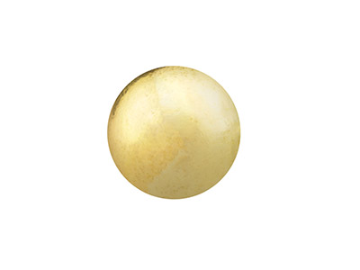 18ct Yellow Gold Ball Stud 4mm,    100% Recycled Gold - Standard Image - 2