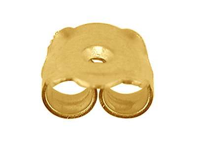 18ct Yellow Gold Scroll Large With Fluted Edge, 100 Recycled Gold