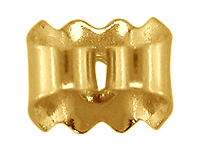 18ct Yellow Gold Scroll Medium,    100% Recycled Gold - Standard Image - 2