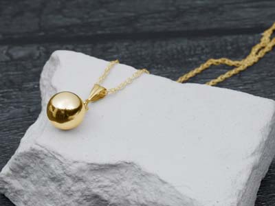 18ct Yellow Gold Light Weight 1    Hole Bead With Cup 3mm Pack of 5 - Standard Image - 8