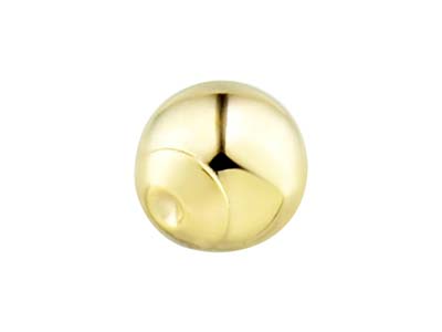 18ct Yellow Gold 1 Hole Ball With  Cup 4mm - Standard Image - 1