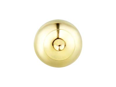 18ct Yellow Gold 1 Hole Ball With  Cup 8mm - Standard Image - 2
