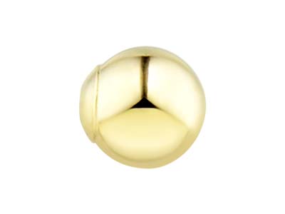 18ct Yellow Gold 1 Hole Ball With  Cup 8mm - Standard Image - 3