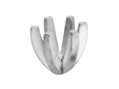 18ct White Gold Round 6 Claw 5.0mm Setting, 100 Recycled Gold