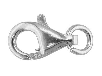 18ct White Gold 9mm Baroque And    Jump Ring Trigger A17033