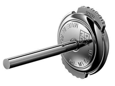 18ct White Gold Smartlock Ear      Fitting - Standard Image - 2