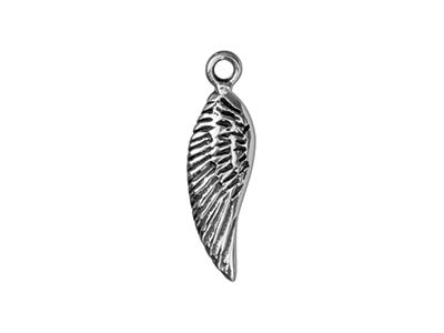 Sterling Silver Angel Wing 15mm - Standard Image - 1