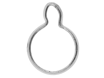 Sterling Silver Round Wraptite 5mm 1 Loop Pack of 5 - Standard Image - 2