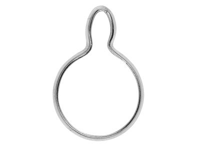 Sterling Silver Round Wraptite 6mm 1 Loop Pack of 5 - Standard Image - 2